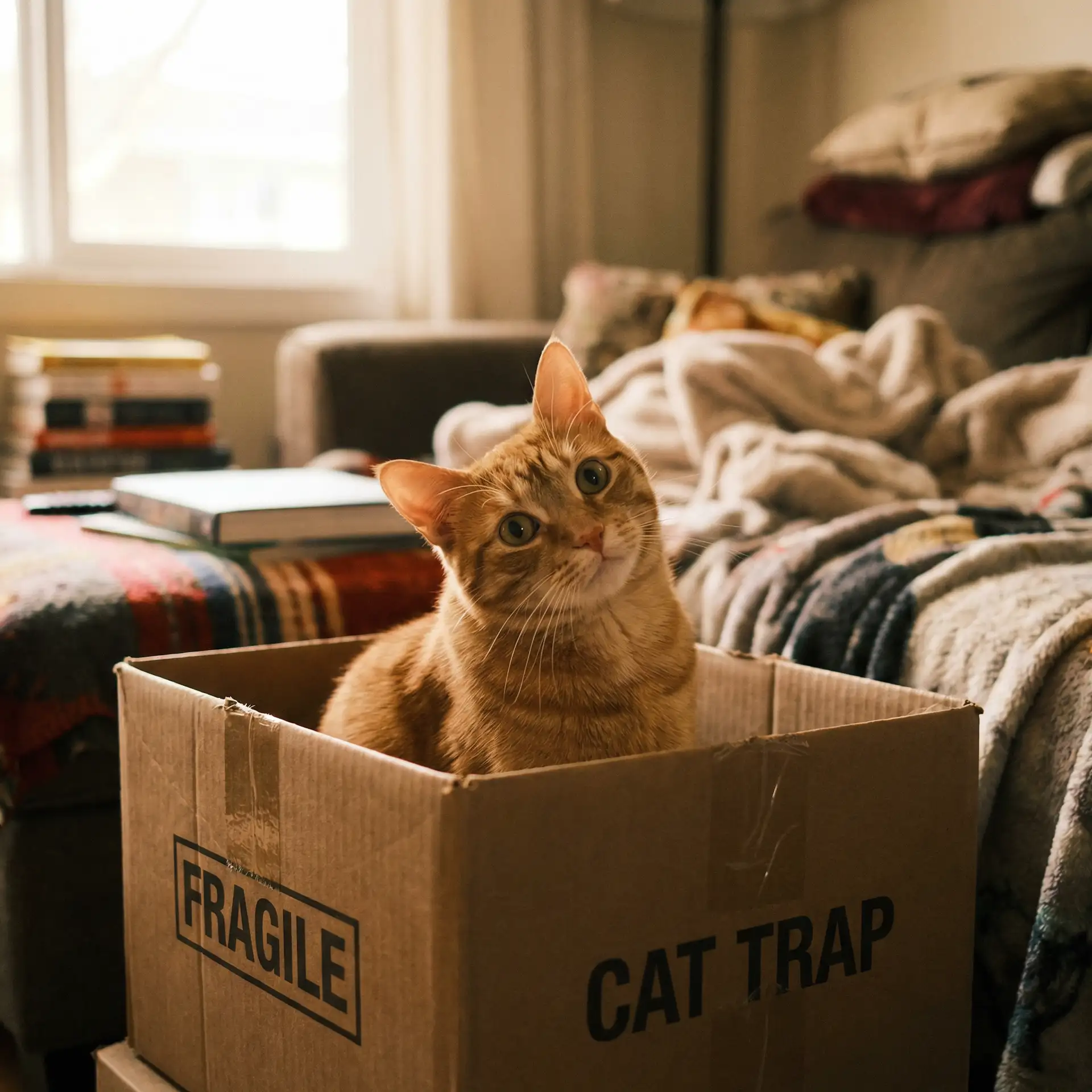 橘猫躲在纸箱里 - 宝贝计划迅雷下载